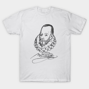 Cervantes, Spanish writer, books, literature, T-Shirt